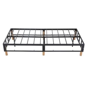 Metal Bed Frame Mattress Foundation Blue – King - Image 11