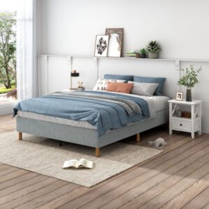 Metal Bedframe Mattress Foundation (Light Grey) – King – Nice N Cheap Variety Store Metal Bedframe Mattress Foundation (Light Grey) – King - Image 6