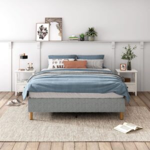 Metal Bedframe Mattress Foundation (Light Grey) – Single – Nice N Cheap Variety Store Metal Bedframe Mattress Foundation (Light Grey) – Single - Image 4