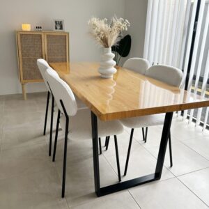 Venice Rectangular Dining Table 170Cm Natural – Nice N Cheap Variety Store Venice Rectangular Dining Table 170Cm Natural - Image 4