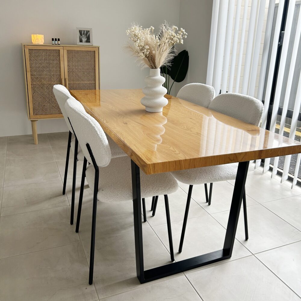 Venice Rectangular Dining Table 170Cm Natural – Nice N Cheap Variety Store Venice Rectangular Dining Table 170Cm Natural - Image 4