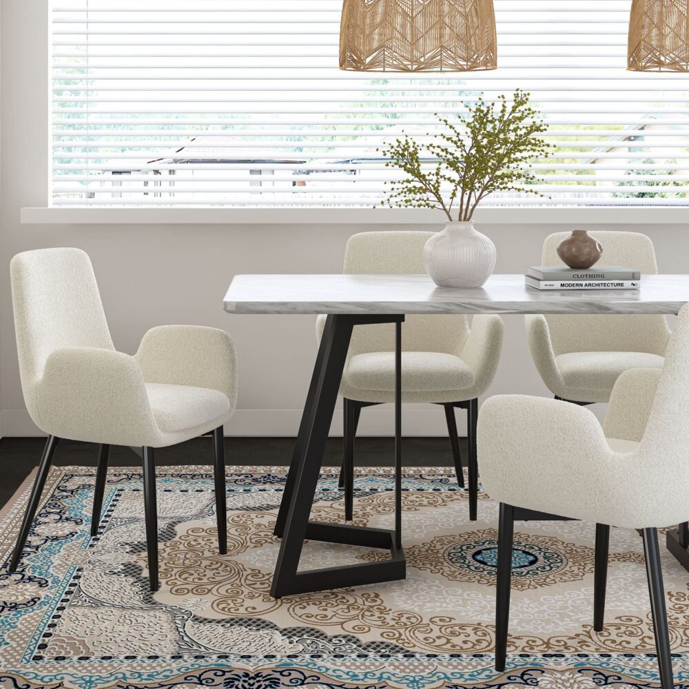 Rectangular Marble-Effect Table – Nice N Cheap Variety Store Rectangular Marble-Effect Table - Image 2