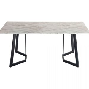 Rectangular Marble-Effect Table – Nice N Cheap Variety Store Rectangular Marble-Effect Table - Image 4
