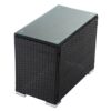 Black Wicker End Table Product Image Nice N Cheap Variety Store