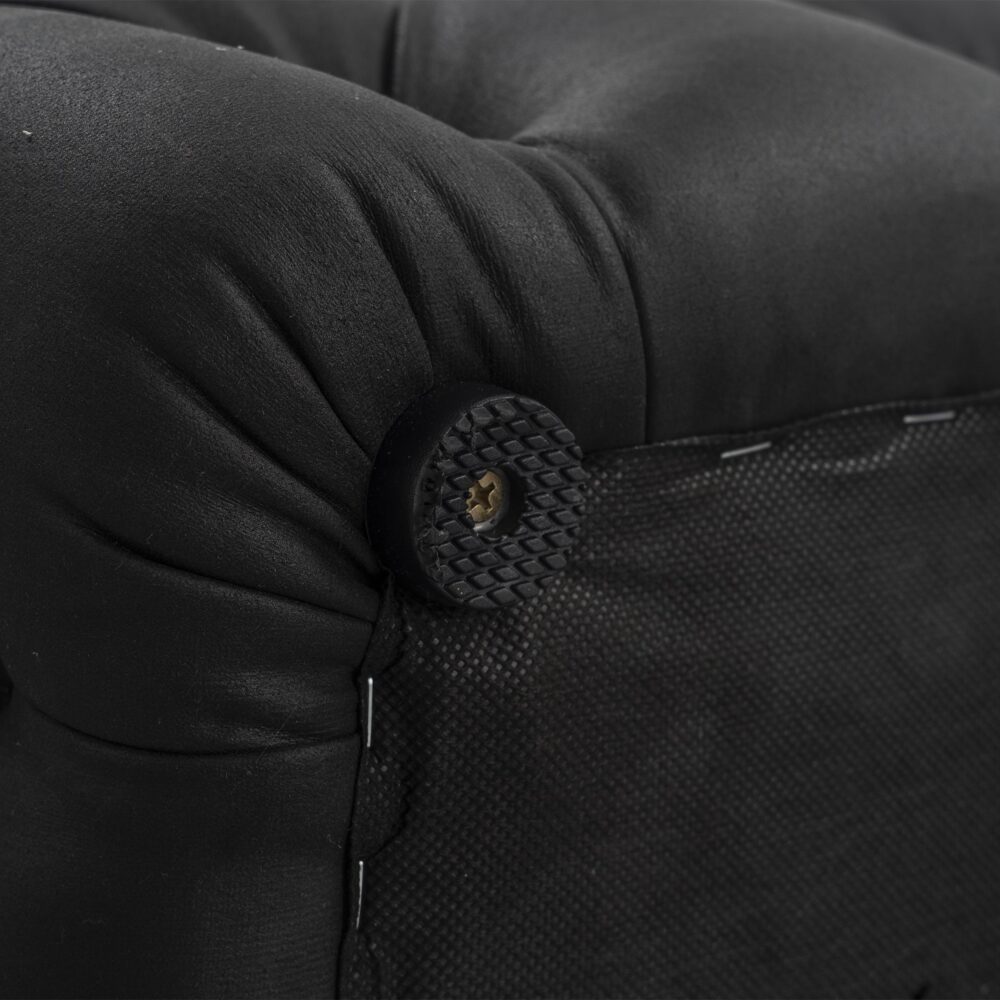 Black Leathaire Ottoman-Rectangular – Nice N Cheap Variety Store Black Leathaire Ottoman-Rectangular - Image 8