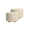 2X Fabric Ottoman Round Wooden Leg Foot Stool - Beige – Nice N Cheap Variety Store 2X Fabric Ottoman Round Wooden Leg Foot Stool - Beige Product Image Nice N Cheap Variety Store