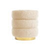 Round Stacked Ottoman Stool Teddy Fleece Fabric Foot Rest 38Cm Beige – Nice N Cheap Variety Store Round Stacked Ottoman Stool Teddy Fleece Fabric Foot Rest 38Cm Beige Product Image Nice N Cheap Variety Store