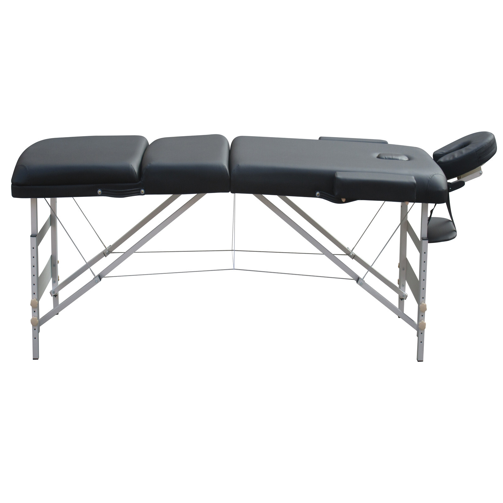 Yes4Homes 3 Fold 5 Cm Thickness Foam Portable Aluminium Massage Table Massage Bed Beauty Therapy Black – Nice N Cheap Variety Store Yes4Homes 3 Fold 5 Cm Thickness Foam Portable Aluminium Massage Table Massage Bed Beauty Therapy Black