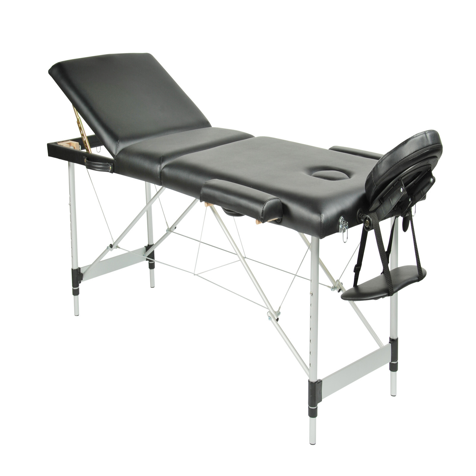 Yes4Homes Black 3 Fold Portable Aluminium Massage Table Massage Bed Beauty Therapy – Nice N Cheap Variety Store Yes4Homes Black 3 Fold Portable Aluminium Massage Table Massage Bed Beauty Therapy
