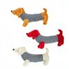 2X Plush Squeaky Sausage Dog Toy For Puppies – Nice N Cheap Variety Store Plush Squeaky Dog Toy