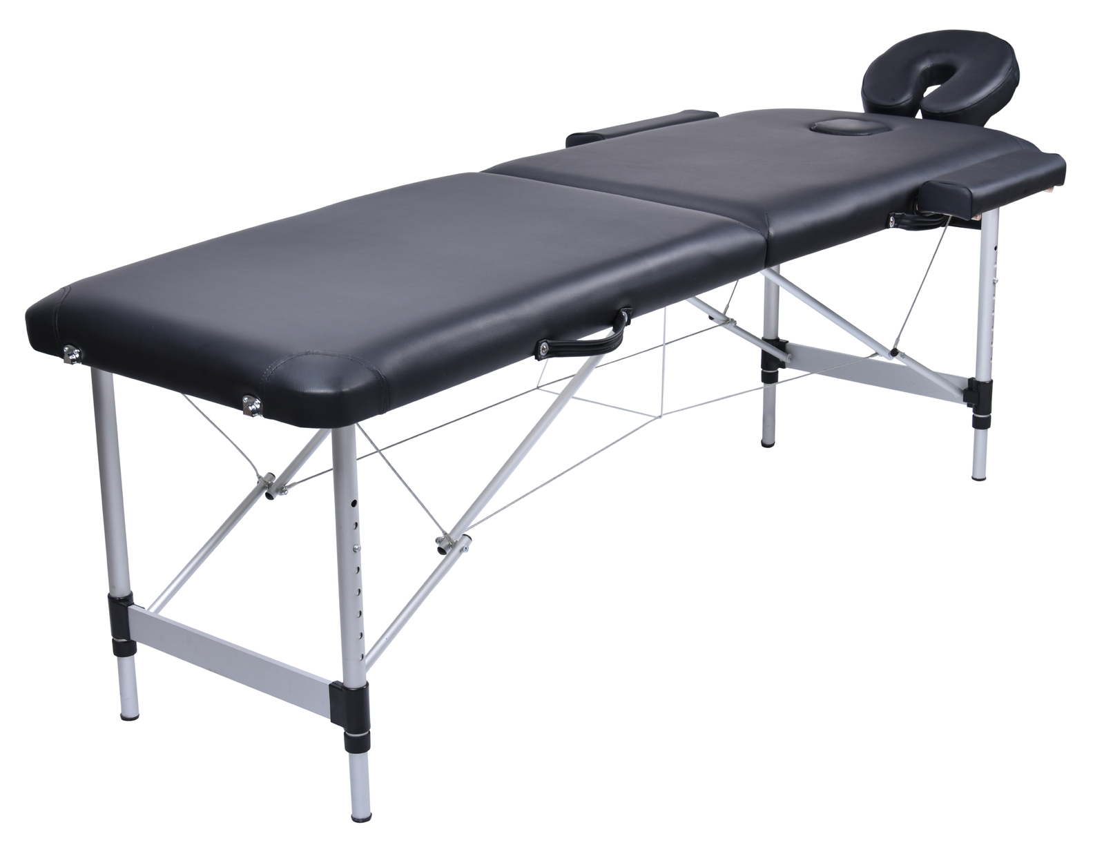 Yes4Homes 2 Fold Portable Aluminium Massage Table Massage Bed Beauty Therapy Black – Nice N Cheap Variety Store Yes4Homes 2 Fold Portable Aluminium Massage Table Massage Bed Beauty Therapy Black - Image 2