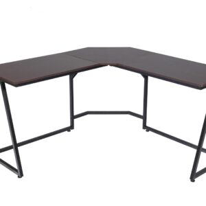 YES4HOMES Corner Computer Desk, Sturdy Home Office Gaming Desk for Laptop, Writing Table, Multipurpose Workstation
