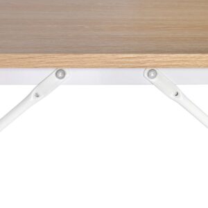 Yes4Homes Computer Desk, Sturdy Home Office Laptop Desk Modern Writing Table, Multipurpose Workstation - Image 4