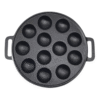Yes4Homes 12 Holes Mini Cast Iron Cake Pan Mini Dutch Pancake Cake Pan Product Image Nice N Cheap Variety Store