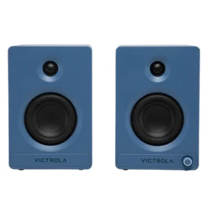 Victrola Automatic Turntable &Amp; Tempo Speakers Bundle - Blue – Nice N Cheap Variety Store Victrola Automatic Turntable &Amp; Tempo Speakers Bundle Tonearm And Platter Interface