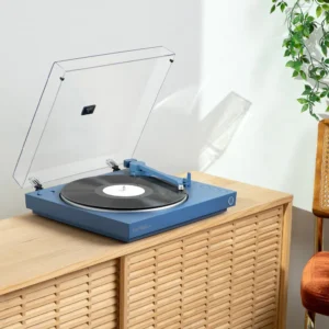 Victrola Automatic Turntable &Amp; Tempo Speakers Bundle - Blue – Nice N Cheap Variety Store Victrola Automatic Turntable &Amp; Tempo Speakers Bundle - Blue - Image 4