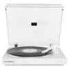 Victrola Automatic Bluetooth Turntable In White Top View With Platter