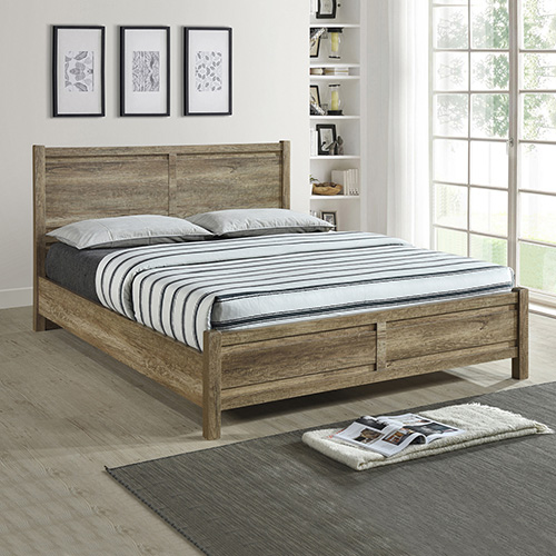 King Size Bed Frame Natural Wood Like Mdf In Oak Colour – Nice N Cheap Variety Store King Size Bed Frame Natural Wood Like Mdf In Oak Colour - Image 8