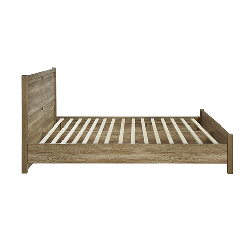King Size Bed Frame Natural Wood Like Mdf In Oak Colour – Nice N Cheap Variety Store King Size Bed Frame Natural Wood Like Mdf In Oak Colour - Image 2