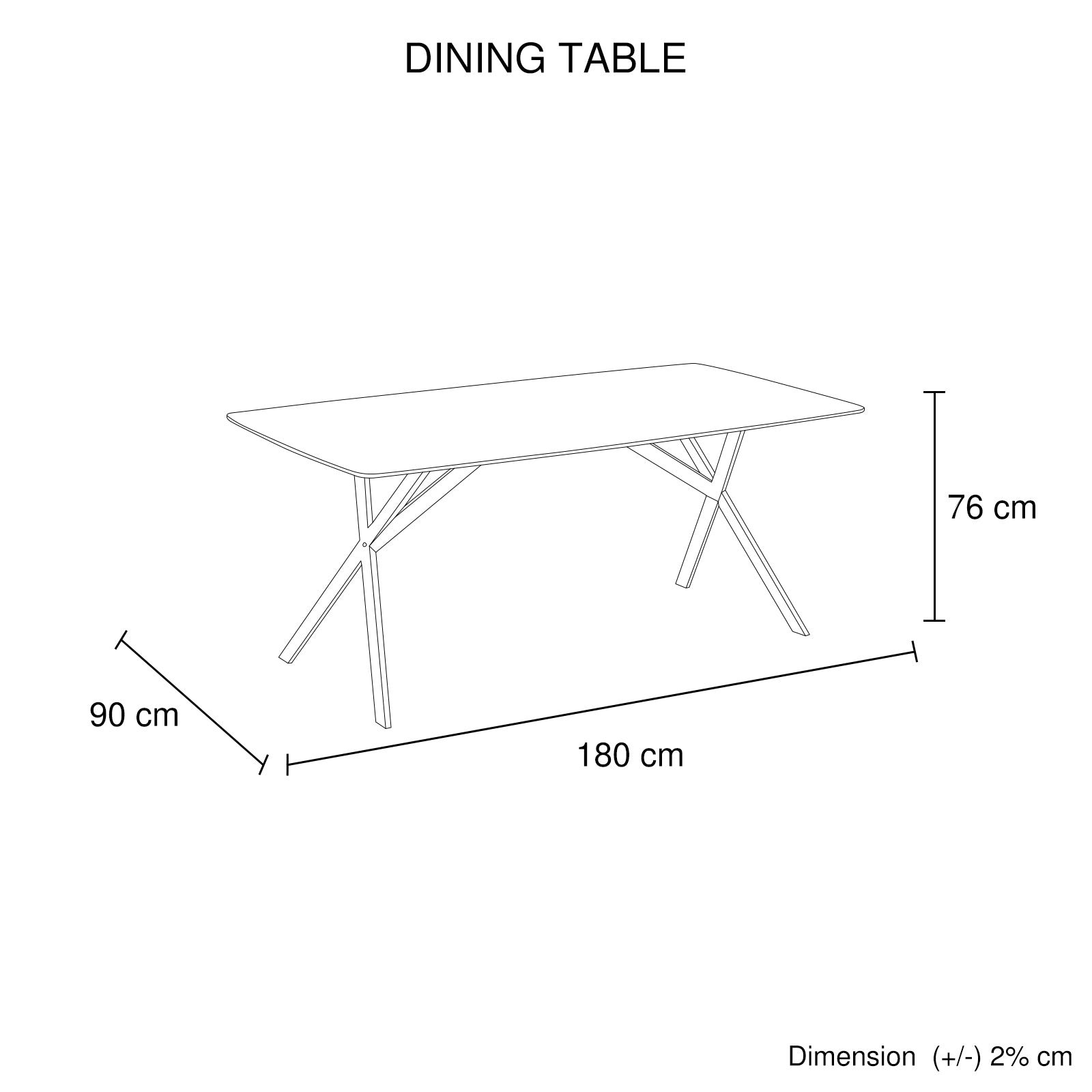 Dining Table Rectangular Shape White Sintered Stone Top Powder Coated Iron Legs – Nice N Cheap Variety Store Dining Table Rectangular Shape White Sintered Stone Top Powder Coated Iron Legs - Image 6