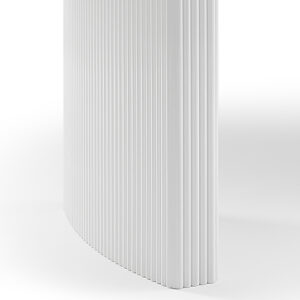 Dining Table Sintered Stone Top Mdf Table Base High Glossy White - Image 6