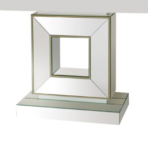 Hall Table Rectangular Shape Mdf &Amp; Mirror Attractive Base - Image 5
