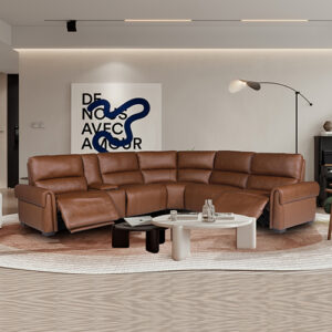 Havana 6 Seater Genuine Leather Recliner Sofa Power Slide Chaise Zero Gravity Mechanism – Nice N Cheap Variety Store Havana 6 Seater Genuine Leather Recliner Sofa Power Slide Chaise Zero Gravity Mechanism - Image 2