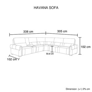 Havana 6 Seater Genuine Leather Recliner Sofa Power Slide Chaise Zero Gravity Mechanism – Nice N Cheap Variety Store Havana 6 Seater Genuine Leather Recliner Sofa Power Slide Chaise Zero Gravity Mechanism - Image 5
