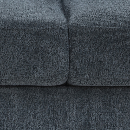 3 Seater Sofa Set Polyester Fabric Charcoal Multilayer Two Pillows Individual Pocket Spring – Nice N Cheap Variety Store 3 Seater Sofa Set Polyester Fabric Charcoal Multilayer Two Pillows Individual Pocket Spring - Image 3
