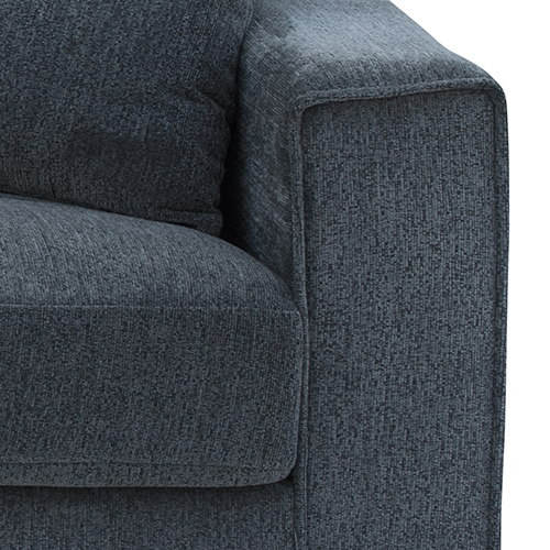 3 Seater Sofa Set Polyester Fabric Charcoal Multilayer Two Pillows Individual Pocket Spring – Nice N Cheap Variety Store 3 Seater Sofa Set Polyester Fabric Charcoal Multilayer Two Pillows Individual Pocket Spring - Image 4