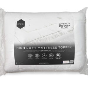2000GSM STANDARD MICROFIBRE MATTRESS TOPPER - QUEEN