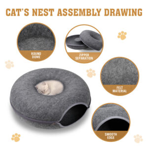 Cat Tunnel Bed