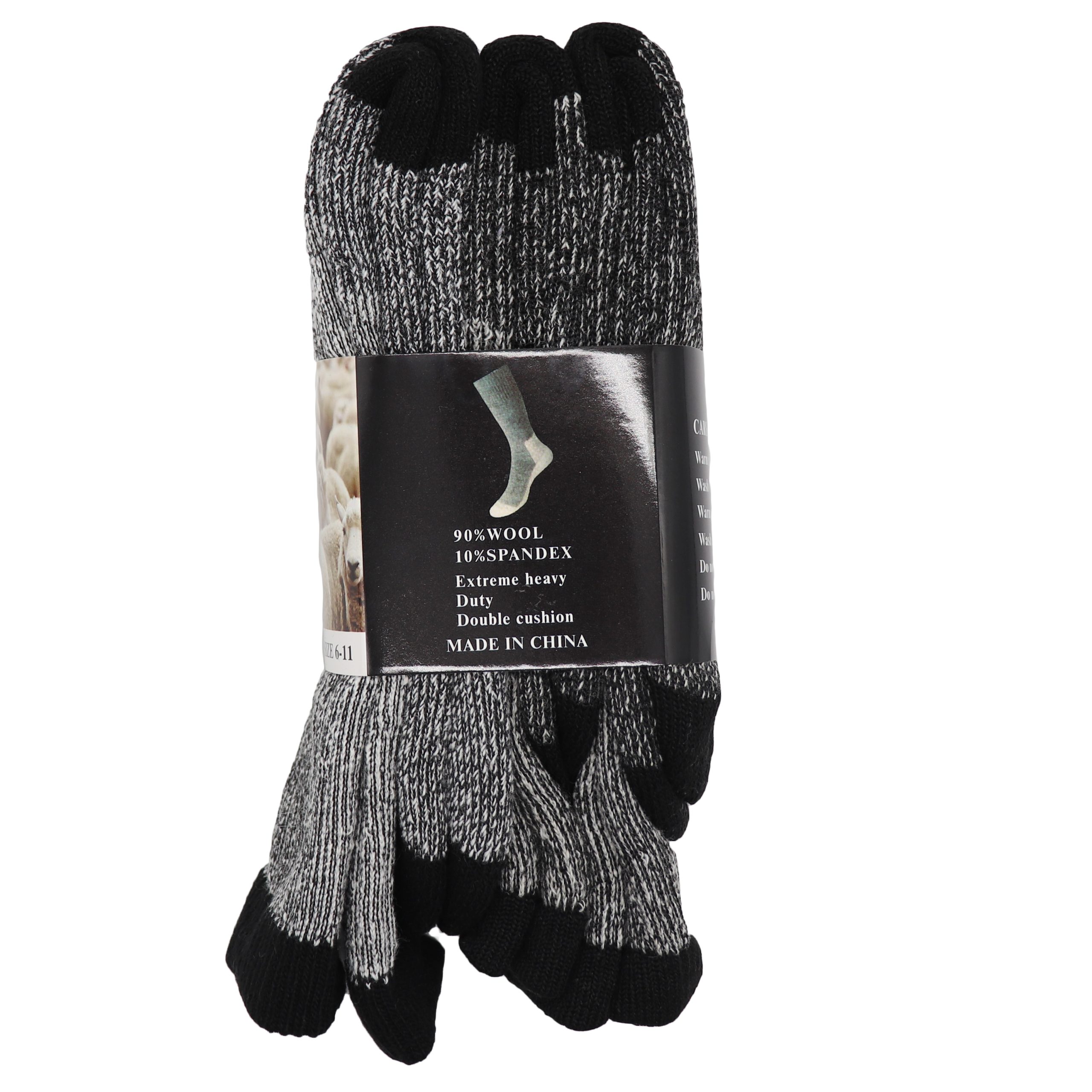 6 Pairs Merino Wool Thick Double Cushion Heavy Duty Socks Tradie Warm Thermal, 6-11 – Nice N Cheap Variety Store 6 Pairs Merino Wool Thick Double Cushion Heavy Duty Socks Tradie Warm Thermal, 6-11 - Image 4