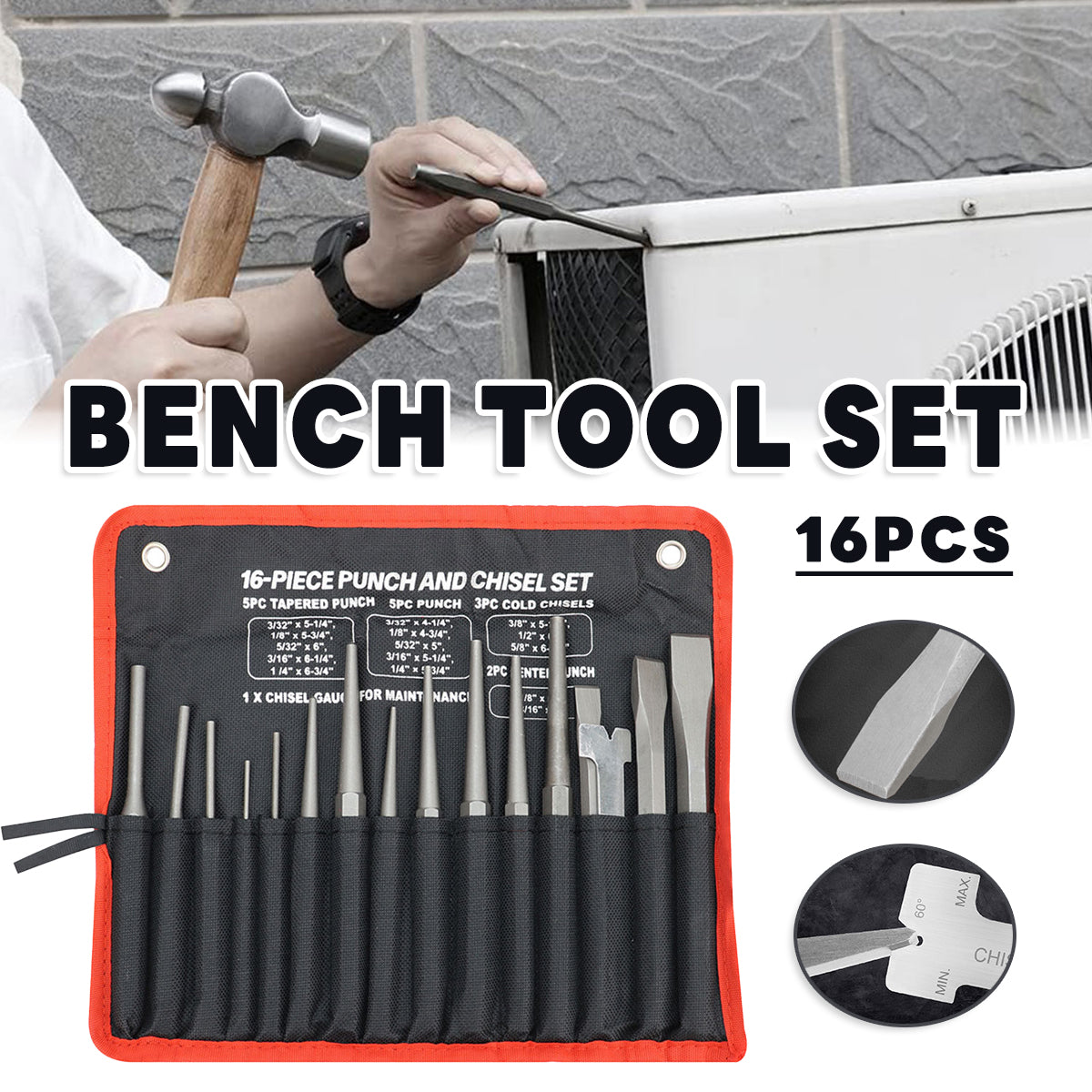 16Pcs Maintenance Tool Set Fitter Tool Combination For Home Garage Diy Repair – Nice N Cheap Variety Store 16Pcs Maintenance Tool Set Fitter Tool Combination For Home Garage Diy Repair
