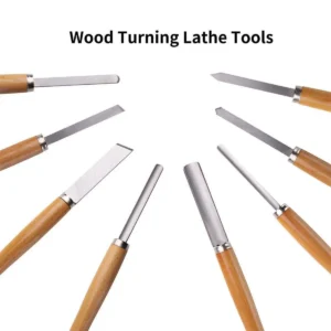8X Heavy Duty Hss Wood Lathe Chisel Set Turning Wood Tools Carving Gougedurable - Image 13