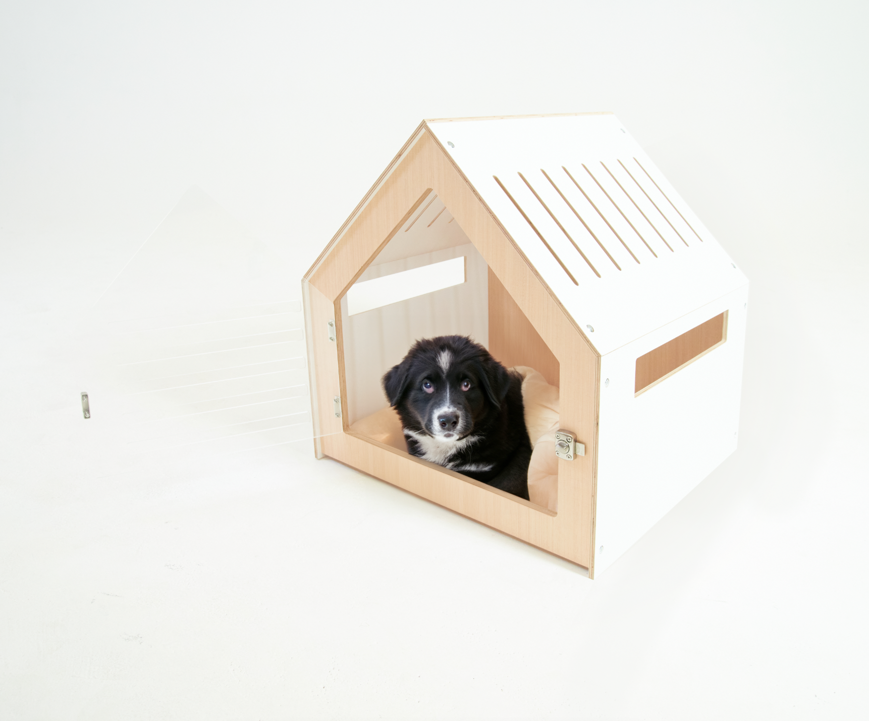 Modern Pet House Dog Crate (White) – Nice N Cheap Variety Store Modern Dog Crate