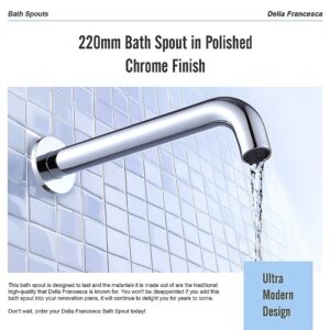 220Mm Bath Spout In Polished Chrome Finish - Image 10