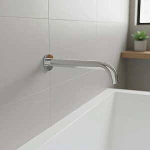 220Mm Bath Spout In Polished Chrome Finish - Image 2