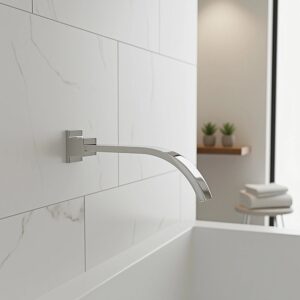 180Mm Bath Spout Polished Chrome Finish – Nice N Cheap Variety Store 180Mm Bath Spout Polished Chrome Finish - Image 2