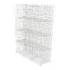 12 Cube Wire Grid Organiser Bookcase Storage Cabinet Wardrobe Closet White – Nice N Cheap Variety Store 12 Cube Wire Grid Organiser Bookcase Storage Cabinet Wardrobe Closet White Product Image Nice N Cheap Variety Store