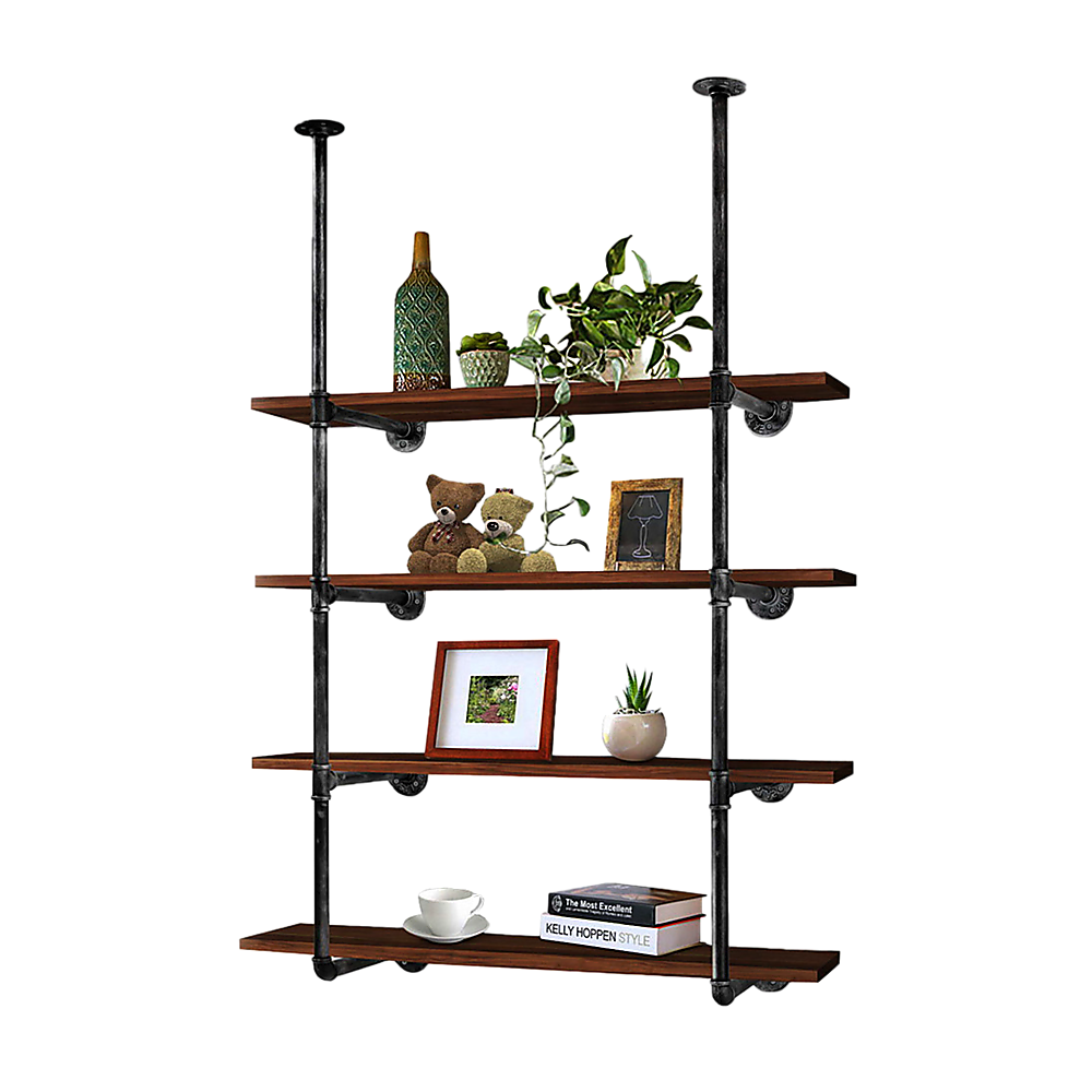 Wall Shelves Display Bookshelf Industrial Diy Pipe Shelf Rustic Brackets – Nice N Cheap Variety Store Wall Shelves Display Bookshelf Industrial Diy Pipe Shelf Rustic Brackets - Image 6