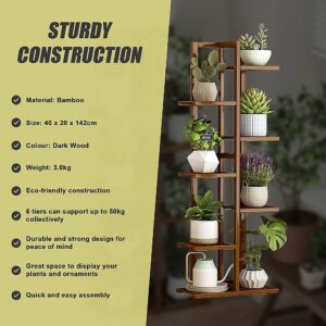 Bamboo Plant Stand