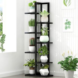 6 Tiers Vertical Bamboo Plant Stand For Garden &Amp; Patio – Nice N Cheap Variety Store Bamboo Plant Stand