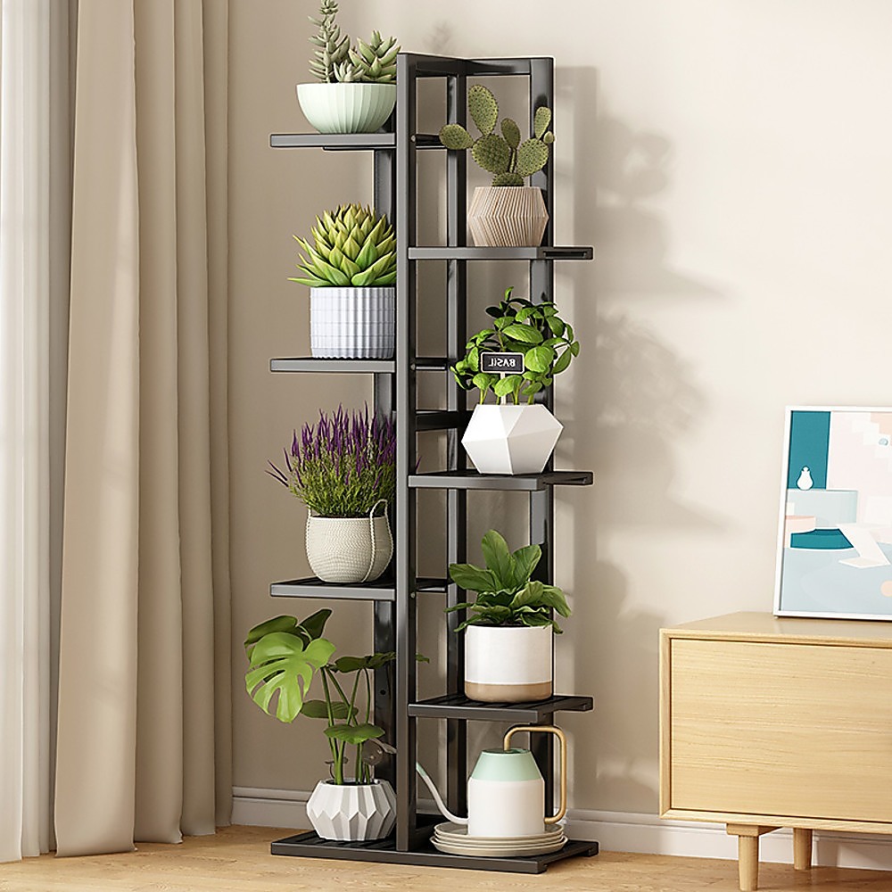 6 Tiers Vertical Bamboo Plant Stand For Garden &Amp; Patio – Nice N Cheap Variety Store Bamboo Plant Stand