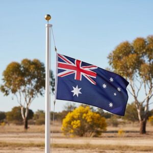 Australian Flag Heavy Duty Woven Spun Poly Australia Flag Metal Clips – Nice N Cheap Variety Store Australian Flag Heavy Duty Woven Spun Poly Australia Flag Metal Clips - Image 5