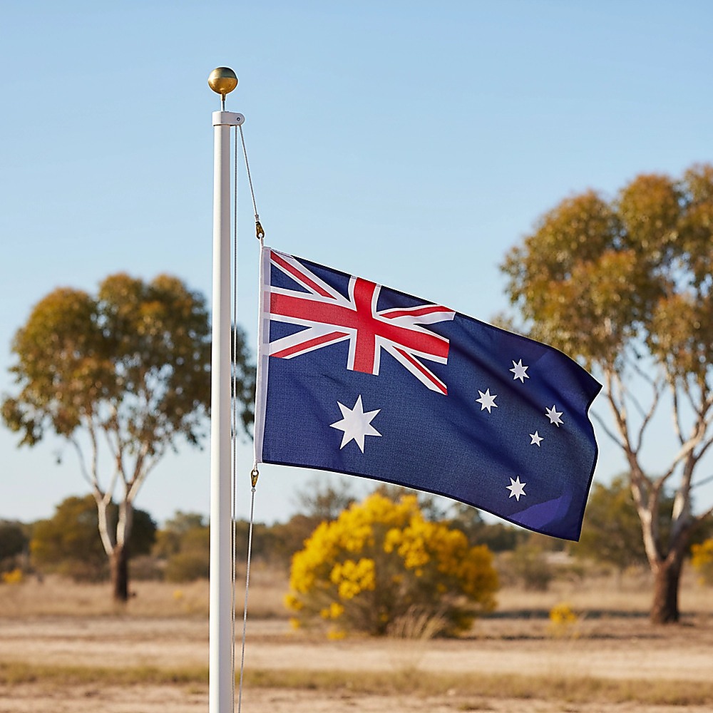 Australian Flag Heavy Duty Woven Spun Poly Australia Flag Metal Clips – Nice N Cheap Variety Store Australian Flag Heavy Duty Woven Spun Poly Australia Flag Metal Clips - Image 5