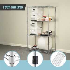 Modular Wire Storage Shelf 1200 X 450 X 1800Mm Steel Shelving - Image 10