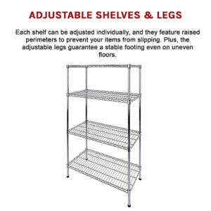 Modular Wire Storage Shelf 1200 X 450 X 1800Mm Steel Shelving - Image 13