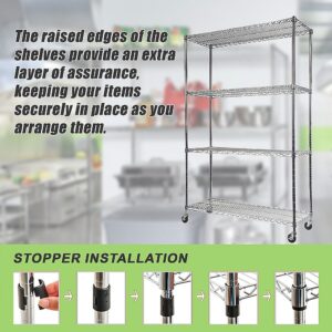 Modular Wire Storage Shelf 1500 X 600 X 1800Mm Steel Shelving - Image 8