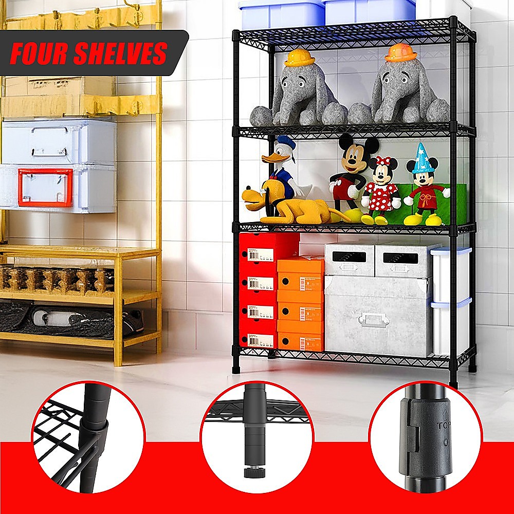 Modular Wire Storage Shelf 900 X 350 X 1800Mm Steel Shelving – Nice N Cheap Variety Store Modular Wire Storage Shelf 900 X 350 X 1800Mm Steel Shelving - Image 9